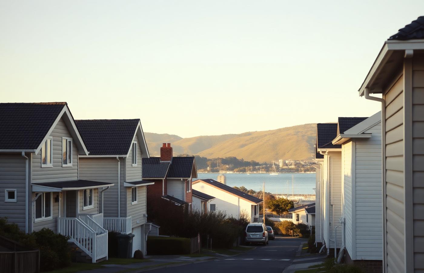 A quiet New Zealand residential neighbourhood